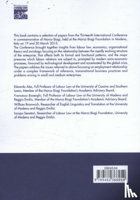  - Employment relations and transformation of the enterprise in the global economy
