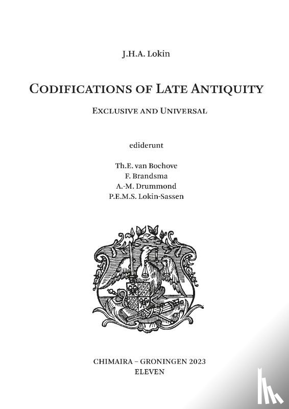 Lokin, J.H.A. - Codifications of Late Antiquity