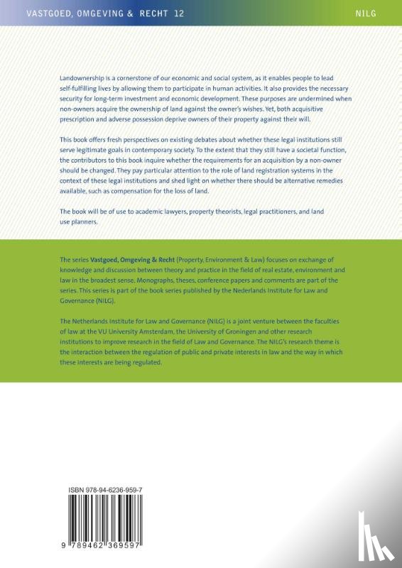  - New Perspectives on Acquisitive Prescription
