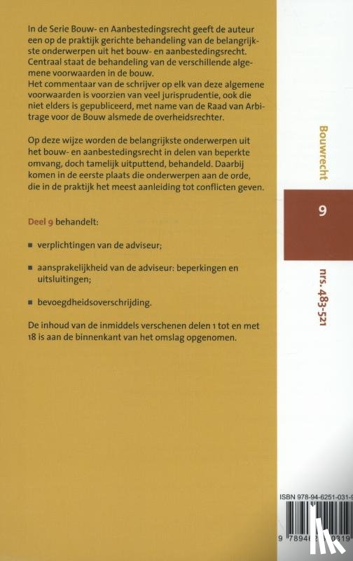 Wijngaarden, M.A. van - Verplichtingen van de adviseur, aansprakelijkheid van de adviseur: beperkingen en uitsluitingen, bevoegdheidsoverschrijding