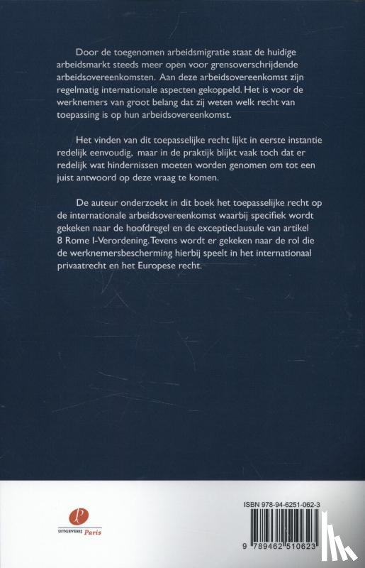 Beelen, Suzanne - Werknemersbescherming in het internationaal privaatrecht en het Europese recht