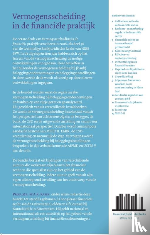  - Vermogensscheiding in de financiële praktijk