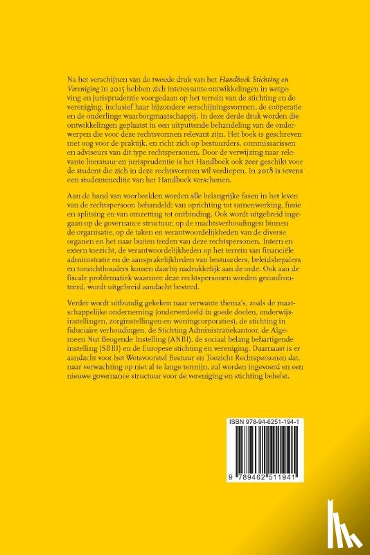  - Handboek Stichting en Vereniging