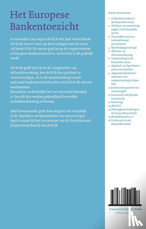 Kuile, Gijsbert ter - Het Europese Bankentoezicht