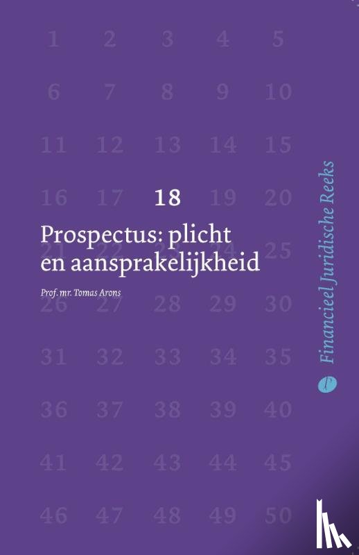 Arons, Tomas - Prospectusaansprakelijkheid