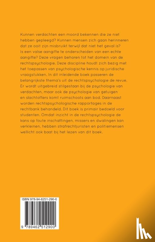 Jelicic, Marko - Inleiding in de rechtspsychologie