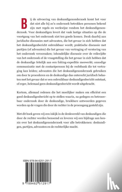Honkoop, Jacques, Keijser, Nico, Tamminga, Ernst Peter - Deskundig in de rechtspraktijk