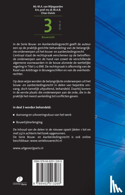 Chao-Duivis, M.A.B. - Jurisprudentie en regelgeving