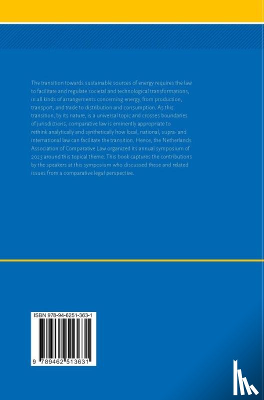 Cseres, Kati, Kreße, Bernhard, Anderson, Miriam, Hoving, Ines, Graaf, Niels - The Energy Transition from a Comparative Perspective