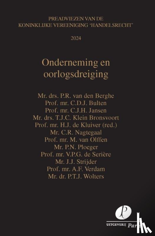 Bulten, C.D.J., Wolters, P.T.J., Jansen, C.H.J., Klein Bronsvoort, T.J.C., Nagtegaal, C.R., Olffen, M. van, Ploeger, P., Serière, V.P.G. de, Strijder, J., Verdam, A.F. - 2024