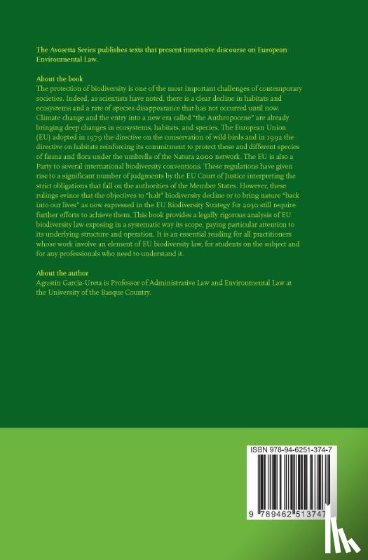 Garcia Ureta, Agustín - EU Biodiversity Law
