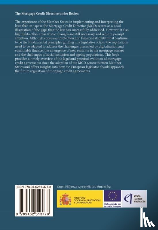  - The Mortgage Credit Directive under Review