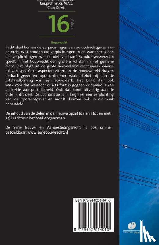 Chao-Duivis, M.A.B., Wijngaarden, M.A. van - Verplichtingen van de opdrachtgever, Schuldeisersverzuim, Coördinatie