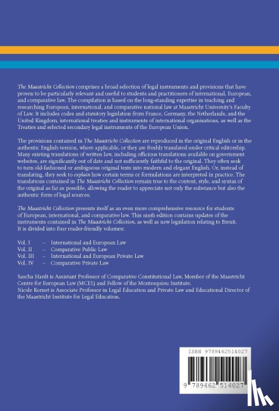  - Volume III International and European Private Law