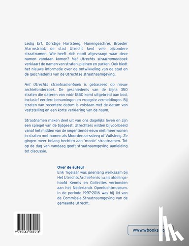 Tigelaar, Erik - Het Utrechts straatnamenboek