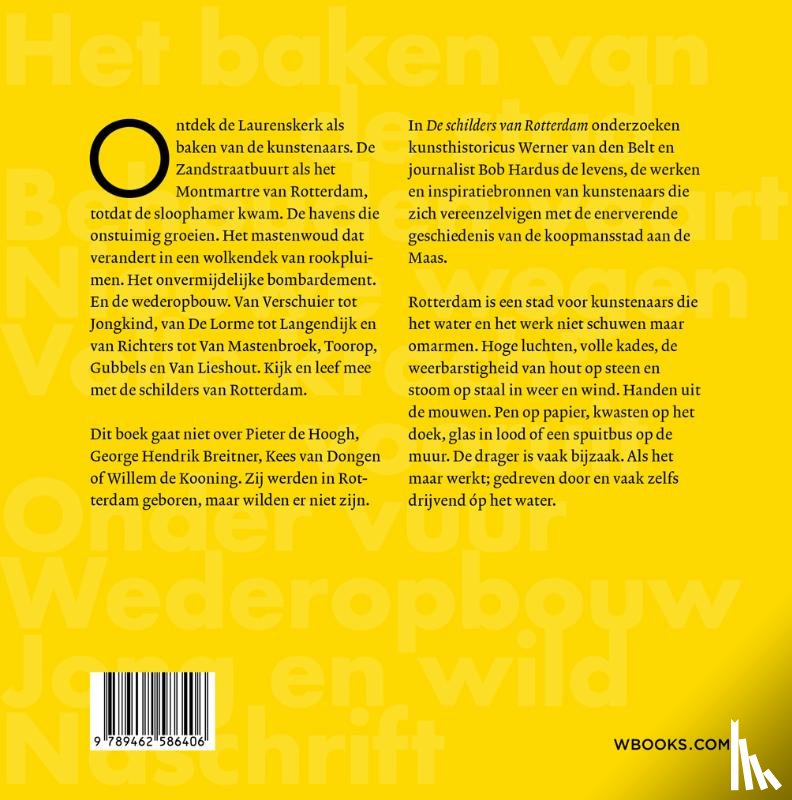 Belt, Werner van den, Hardus, Bob - De schilders van Rotterdam
