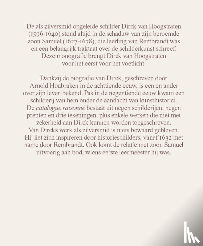 Abbing, Michiel Roscam, Schillemans, Robert - Dirck van Hoogstraten