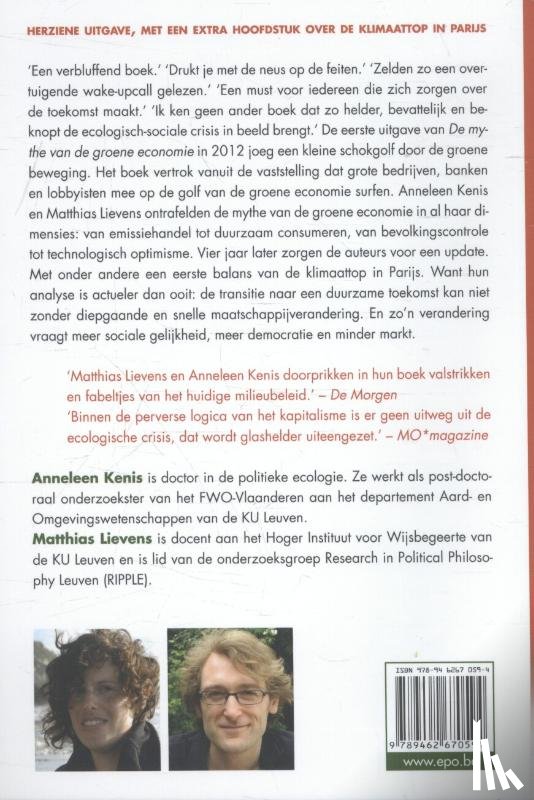 Kenis, Anneleen, Lievens, Matthias - De mythe van de groene economie