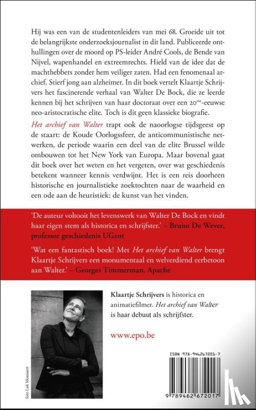 Schrijvers, Klaartje - Het archief van Walter