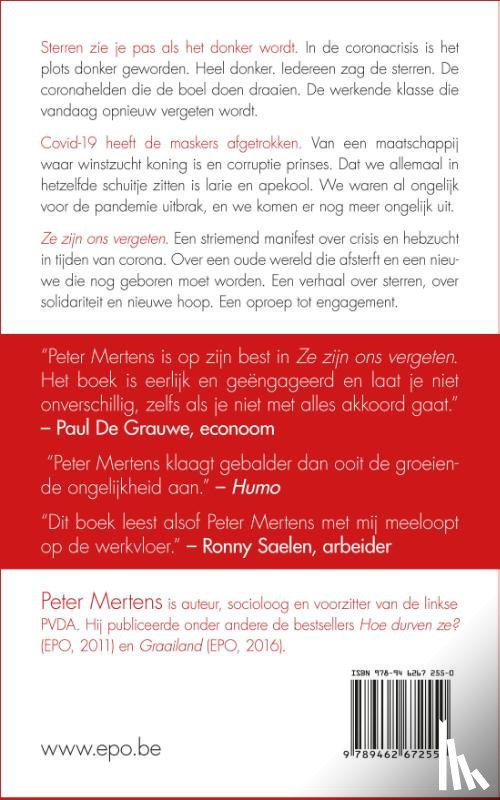 Mertens, Peter - Ze zijn ons vergeten