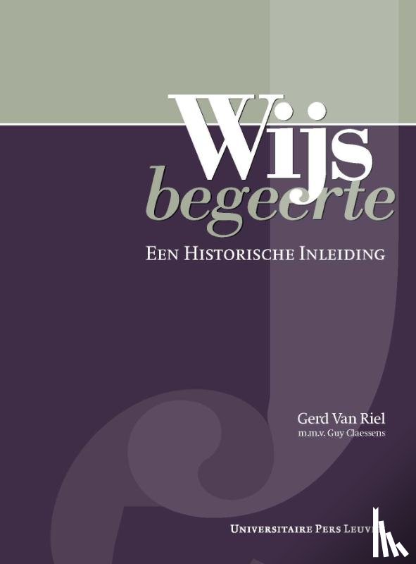 Riel, Gerd Van - Wijsbegeerte