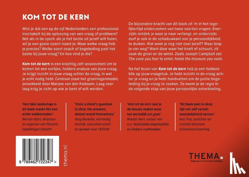 Kieboom, Marijne van den, Buis, Ellis - Kom tot de kern