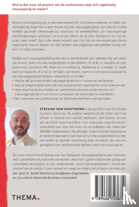 Hooydonk, Stefaan van - Pleidooi voor nieuwsgierigheid op het werk
