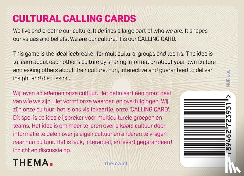 Morris, Jim - Cultural calling cards