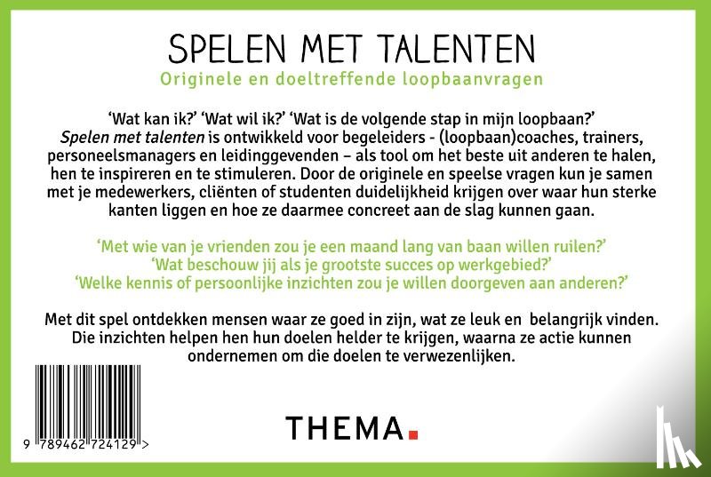 Roy, Axelle de, Lomans, Madeleine - Spelen met talenten