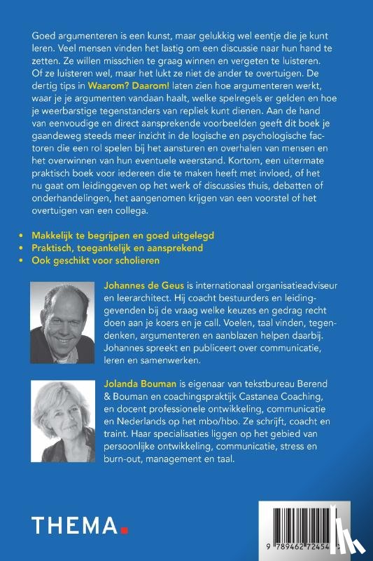 Geus, Johannes de, Bouman, Jolanda - Waarom daarom