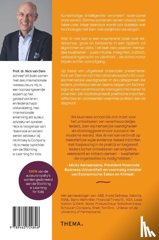 Dam, Nick van - Wat AI niet kan