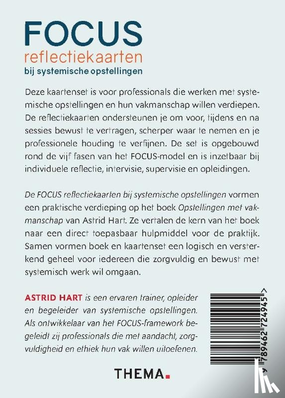 Hart, Astrid - FOCUS reflectiekaarten bij systemische opstellingen