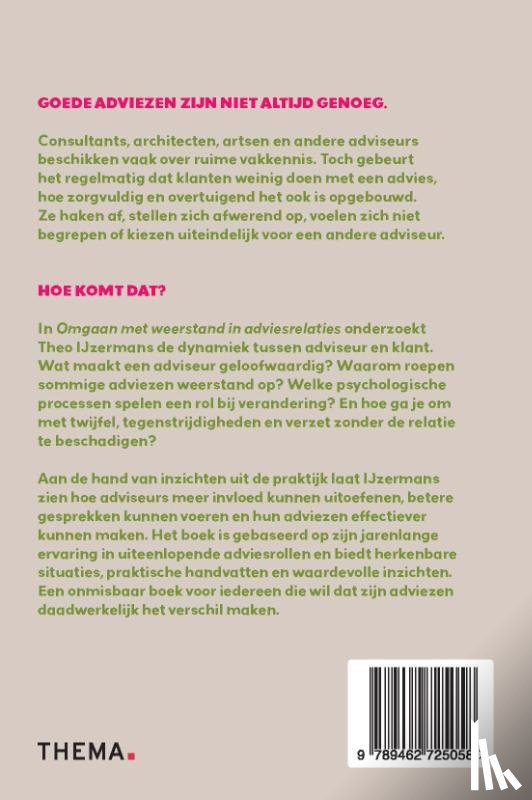 IJzermans, Theo - Omgaan met weerstand in adviesrelaties
