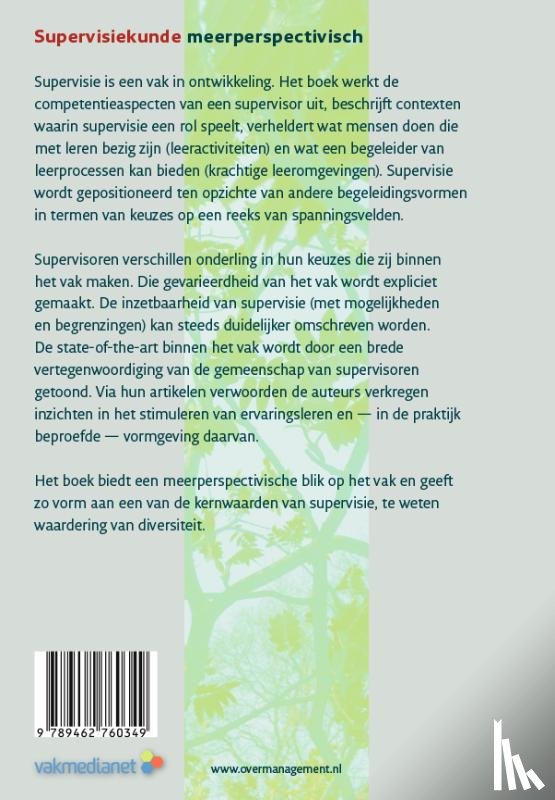  - Supervisiekunde