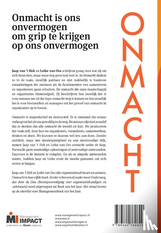 Oss, Leike van, Hek, Jaap van 't - Onmacht
