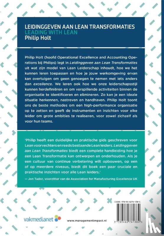 Holt, Philip - Leidinggeven aan lean transformaties