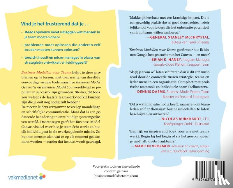 Clark, Tim, Hazen, Bruce - Business modellen voor teams