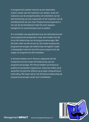 Prevaas, Björn, Bos, Jo, Stoop, Helmuth - Leiderschap van de programmamanager