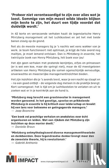 Mintzberg, Henry - Mintzberg in essentie
