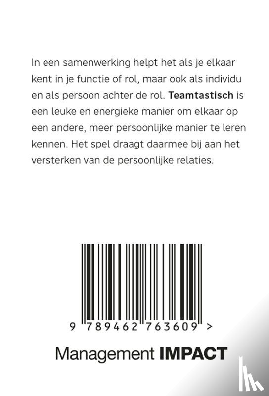 Charro, Félice de, Klaster, Esther, Warmerdam, Christèle - Teamtastisch