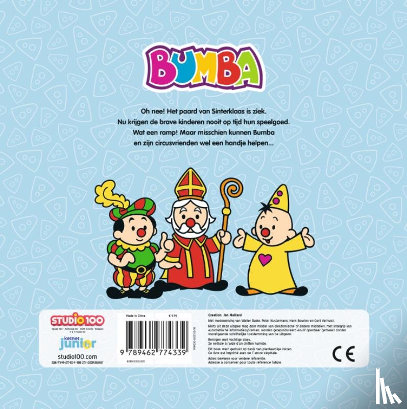 Laenen, Inge - Bumba : kartonboek - De helpers van de Sint