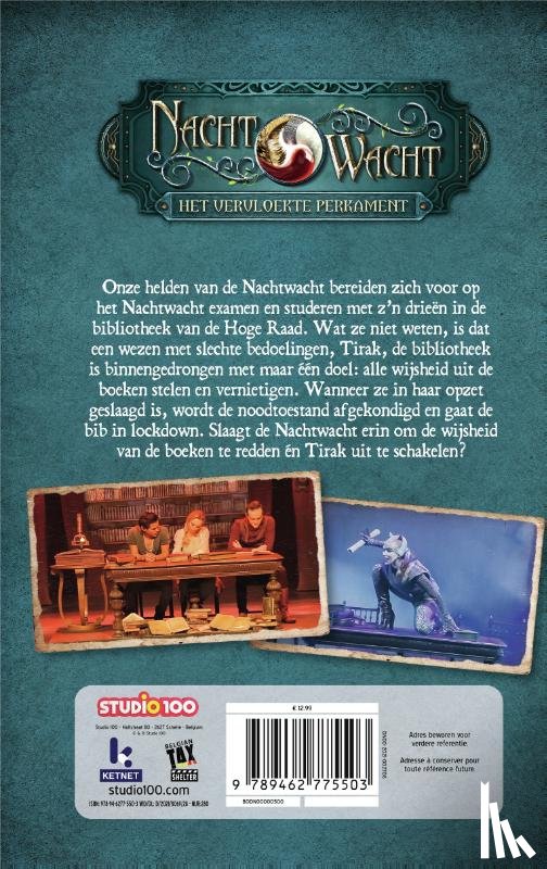 Studio 100 - Het vervloekte perkament leesboek