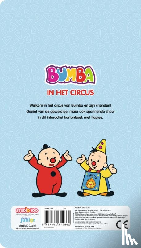  - Bumba : kartonboek met flapjes (lang) - In het circus
