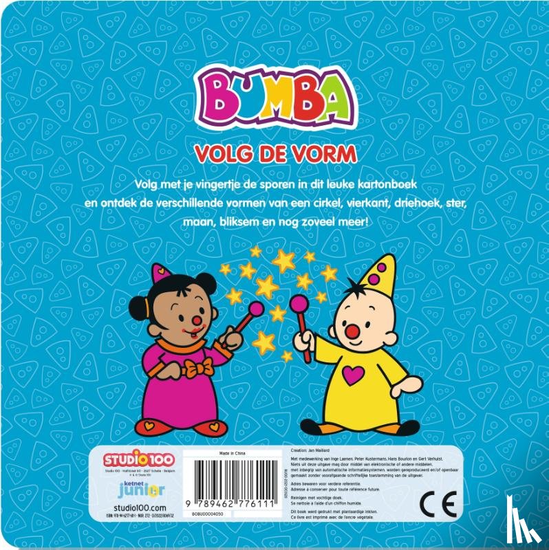  - Bumba : kartonboek met sporen – Volg de vorm