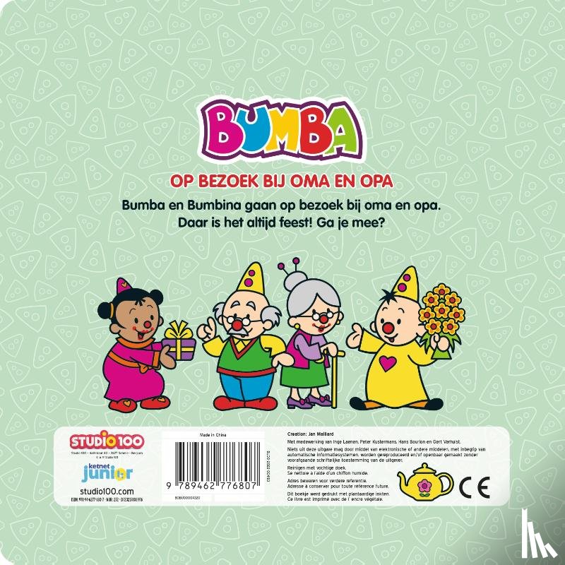 Laenen, Inge - Bumba : kartonboek - Op bezoek bij oma en opa