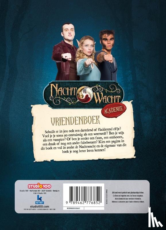  - Nachtwacht Academie - vriendenboek