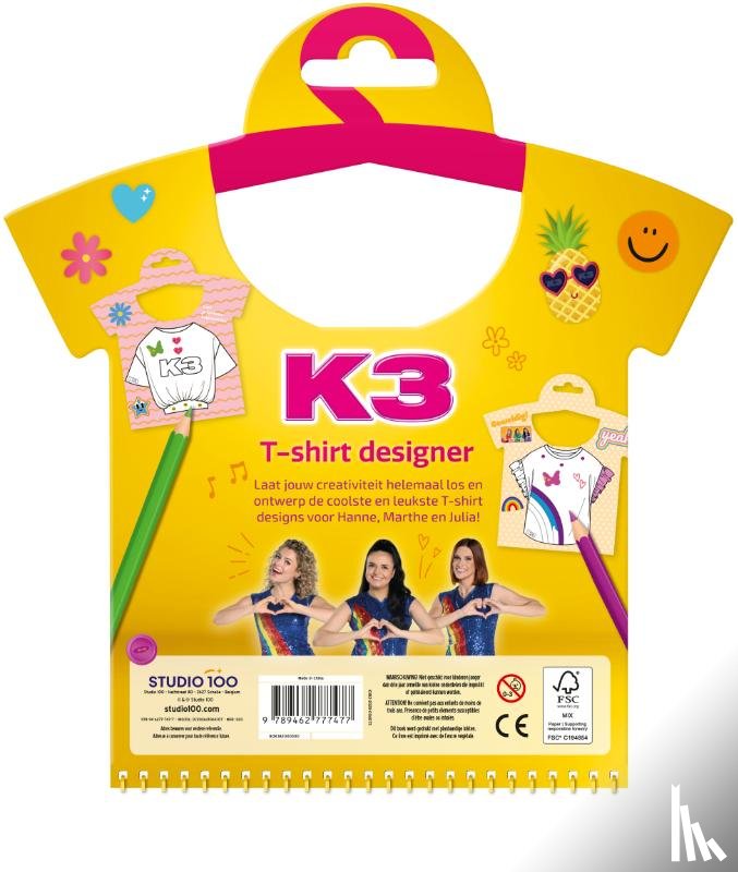 Laenen, Inge - K3: Doeboek - T-shirt designer