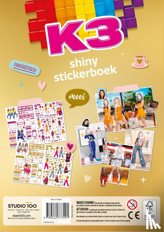 Verhulst, Gert - K3 : stickerboek - Shiny stickers