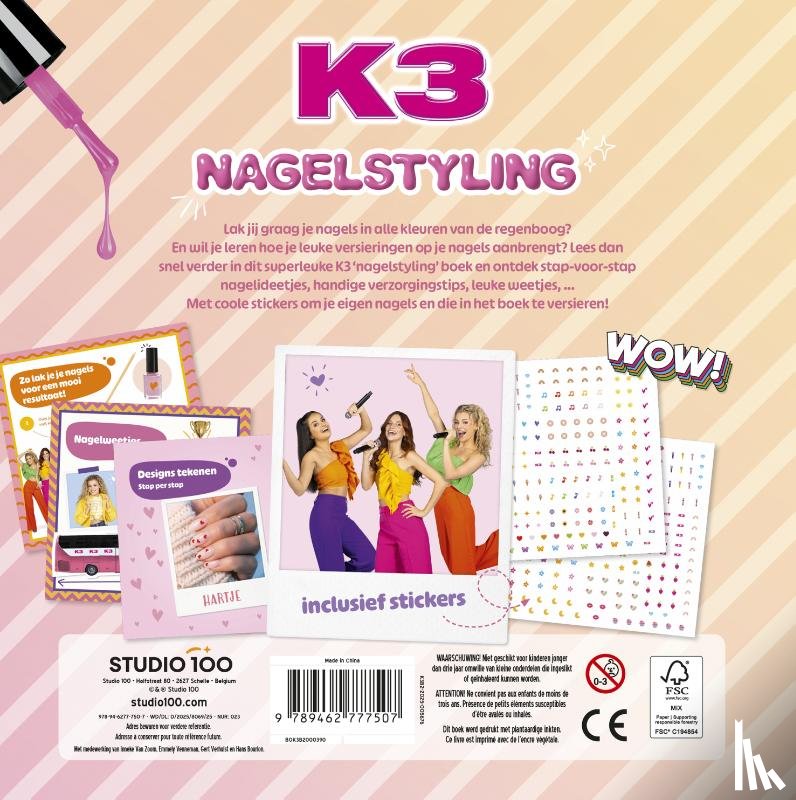 Verhulst, Gert - K3 : doeboek - Nageldesign