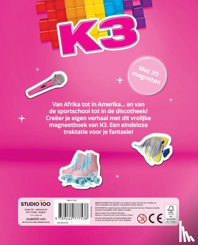 Verhulst, Gert - K3 : magneetboek